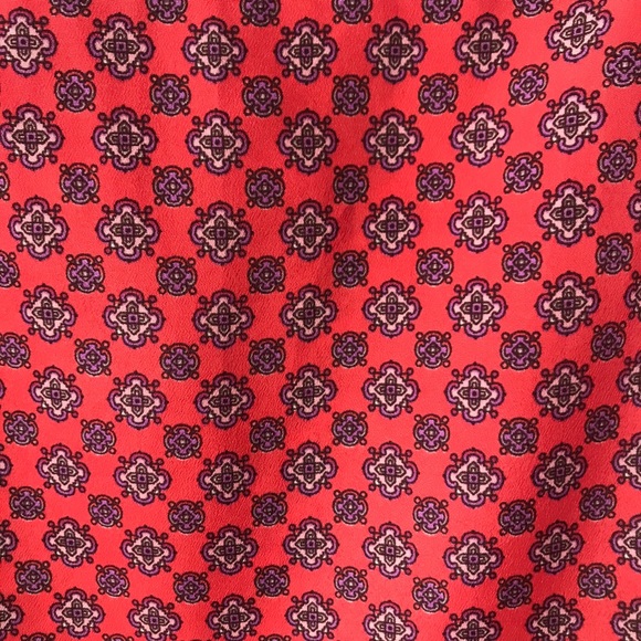 J Crew geometric print racer back top, size 4 - Picture 3 of 6